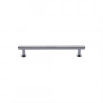 M Marcus Heritage Brass Knurled Design Cabinet Pull with Rose 96mm Centre to Centre